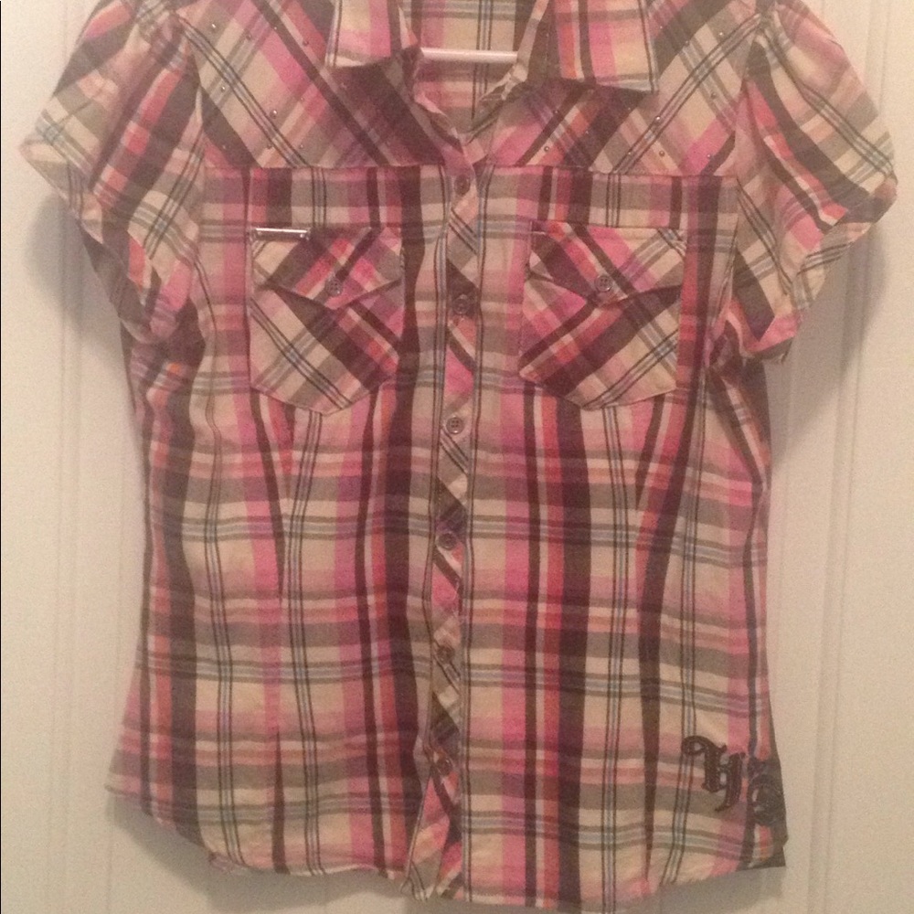 Harley Davidson ladies button up shirt